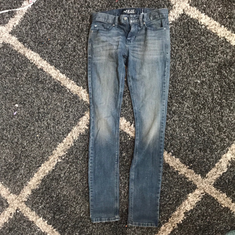 Rude Men’s Super Skinny Jeans 28/32